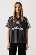adidas Originals T-shirt damski ażurowy szary KY3163