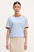 adidas Originals tričko dámské bavlněné s elastanem modré KY8125
