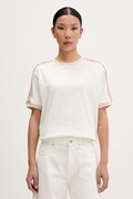 adidas Originals tričko dámské bavlněné s elastanem béžové KY8126