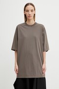 Rick Owens DRKSHDW t-shirt bawełniany Jumbo damski kolor brązowy DS01F4204.RN
