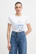 Dkny t-shirt damski kolor biały P61MPWNA