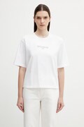 Off-White t-shirt bawełniany Statement Boxy damski kolor biały 2AA124S26JER006