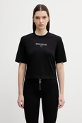 Off-White t-shirt bawełniany Statement Boxy damski kolor czarny 2AA124S26JER006