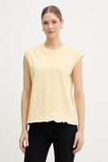 Karl Lagerfeld top damski bawełniany żółty B2W17018
