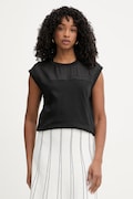 Karl Lagerfeld top damski bawełniany czarny B2W17019