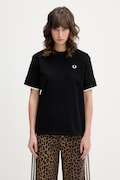 Fred Perry t-shirt bawełniany damski kolor czarny G2167