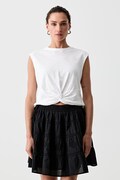 Levi's top damski bawełniany TWISTED FEMME SS beżowy 005JP