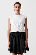 Levi's top damski bawełniany TWISTED FEMME SS beżowy 005JP
