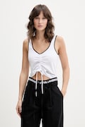 Karl Lagerfeld Jeans crop top za žene bijela B2W17051