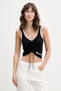 Karl Lagerfeld Jeans crop top za žene crna B2W17051