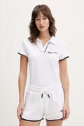 Polo tričko Karl Lagerfeld Jeans dámske, biela farba, B2W17066