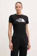 The North Face t-shirt damski z bawełną EVOLUTION czarny NF0A8FX6JK31