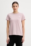 The North Face t-shirt damski bawełniany EVOLUTION różowy NF0A8FX70SO1