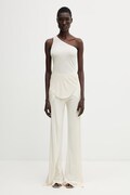Rick Owens Lilies top damski z wiskozy beżowy LI01F7105.RRV