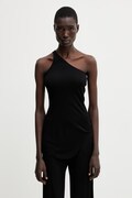 Rick Owens Lilies top z wiskozy damski czarny LI01F7105.RRV