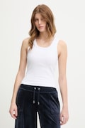 Juicy Couture top damski RACER VEST biały JCWLV126308