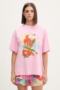 Rip Curl T-shirt damski bawełniany FARM RIO różowy 0NFWTE