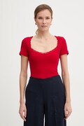 Morgan t-shirt damski czerwony 261.DAMOUR