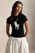 Polo Ralph Lauren t-shirt damski bawełniany czarny 211A96259