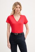 Polo Ralph Lauren basic tričko dámske bavlnené červené 211B14611
