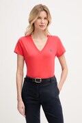 Polo Ralph Lauren basic tričko dámské bavlněné červené 211B14611