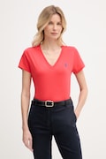 Polo Ralph Lauren basic tričko dámské bavlněné červené 211B14611