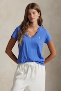 Polo Ralph Lauren basic tričko dámske bavlnené modré 211B14611