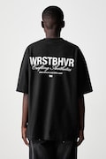 WRSTBHVR Studio V13 majica od pamuka za žene crna U1026TT.3440