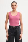 United Colors of Benetton top damski bawełniany różowy 3GA8DH018