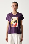 United Colors of Benetton majica za žene od pamuka ljubičasta 3BL0D10D4
