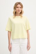 United Colors of Benetton t-shirt γυναικείο βαμβακερό κίτρινο 3BL0E17G5