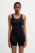 MM6 Maison Margiela top za žene od pamuka s elastanom crni MKD200040