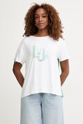 Liu Jo T-shirt damski biały VA6164 JS360