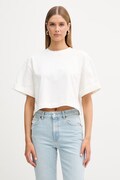 ViCOLO T-shirt damski bawełniany biały UAB0016