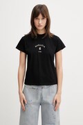 MM6 Maison Margiela T-shirt γυναικείο βαμβακερό μαύρο S62GD0216.M20048