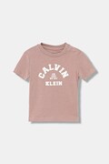 Calvin Klein Jeans t-shirt dziecięcy kolor różowy IN0IN00345