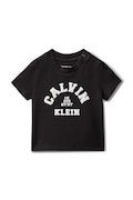 Calvin Klein Jeans t-shirt dziecięcy kolor czarny IN0IN00345