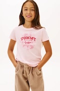 Tommy Hilfiger t-shirt bawełniany dziecięcy kolor różowy KG0KG09257