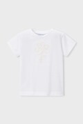 Mayoral t-shirt dziecięcy kolor biały 174