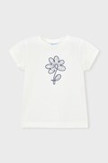 Mayoral t-shirt dziecięcy kolor biały 174