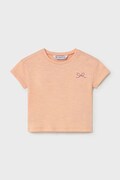 Mayoral t-shirt bawełniany dziecięcy kolor pomarańczowy 1083