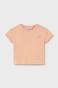 Mayoral t-shirt bawełniany dziecięcy kolor pomarańczowy 1083