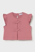 Mayoral top dziecięcy kolor różowy 1089
