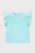Παιδικό βαμβακερό μπλουζάκι Mayoral χρώμα: μπλε, 3008