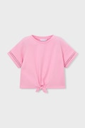 Παιδικό βαμβακερό μπλουζάκι Mayoral χρώμα: ροζ, 3012