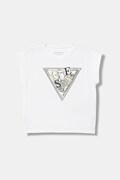 Guess t-shirt dziecięcy kolor biały J6RI04 K6YW4