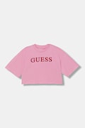 Guess t-shirt bawełniany dziecięcy kolor różowy J6RI11 KCNQ4