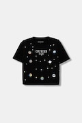 Guess t-shirt dziecięcy kolor czarny J6RI12 J1314