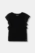 Guess t-shirt dziecięcy kolor czarny J6RI14 K6YW4