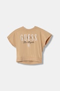Guess t-shirt bawełniany kolor beżowy J6RI30 KCNQ4